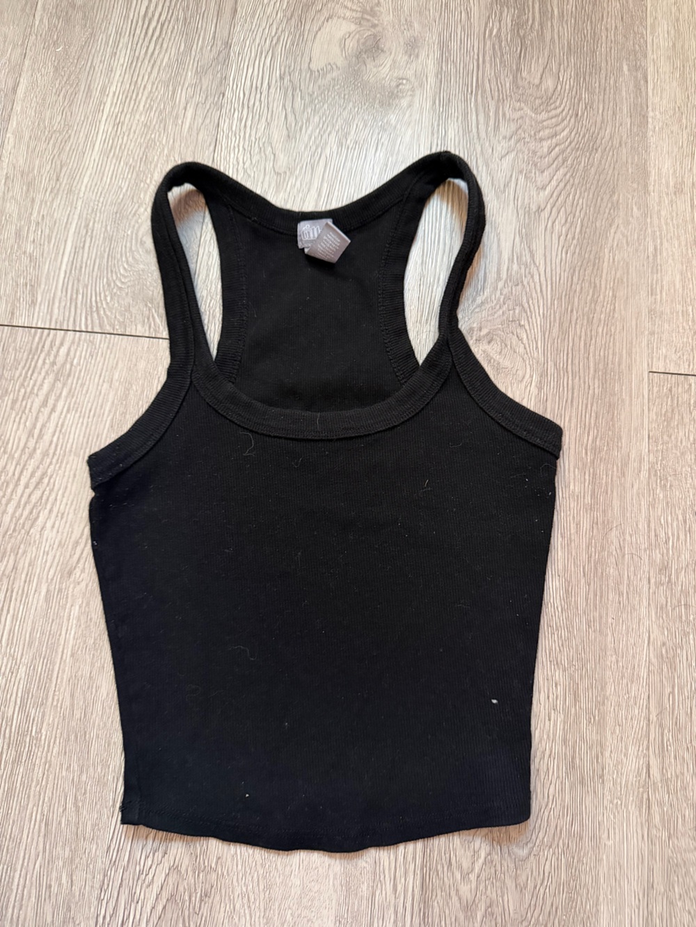 Tilly's Black Ribbed Racerback Tank Top - Women's